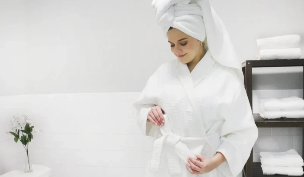 why bathrobe material matters