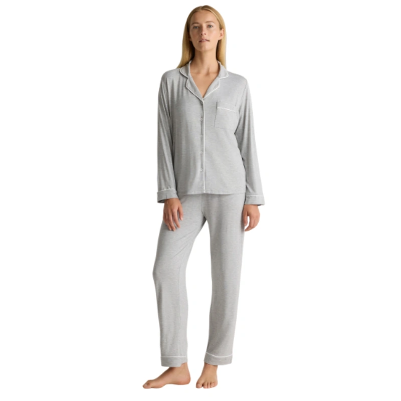 bamboo jersey long sleeve pajama set