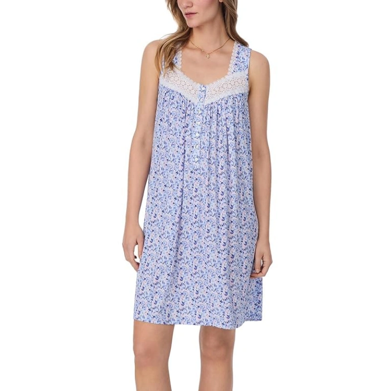 flannel sleeveless nightgown