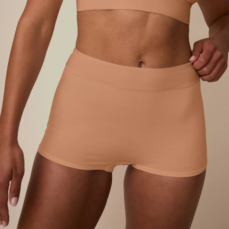 high waist cotton boyshorts