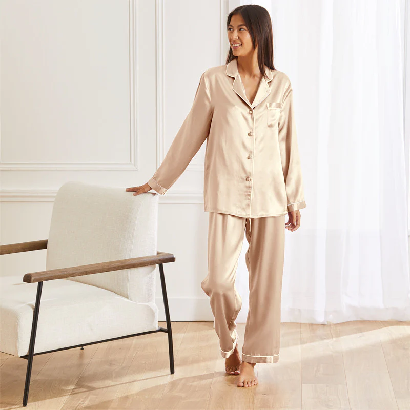 luxury silk pajamas