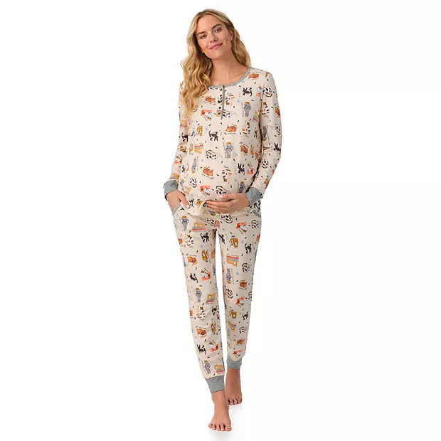maternity jogger pajamas