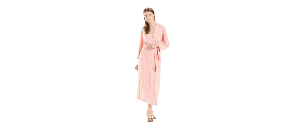 natori shangri la long sleeve gown