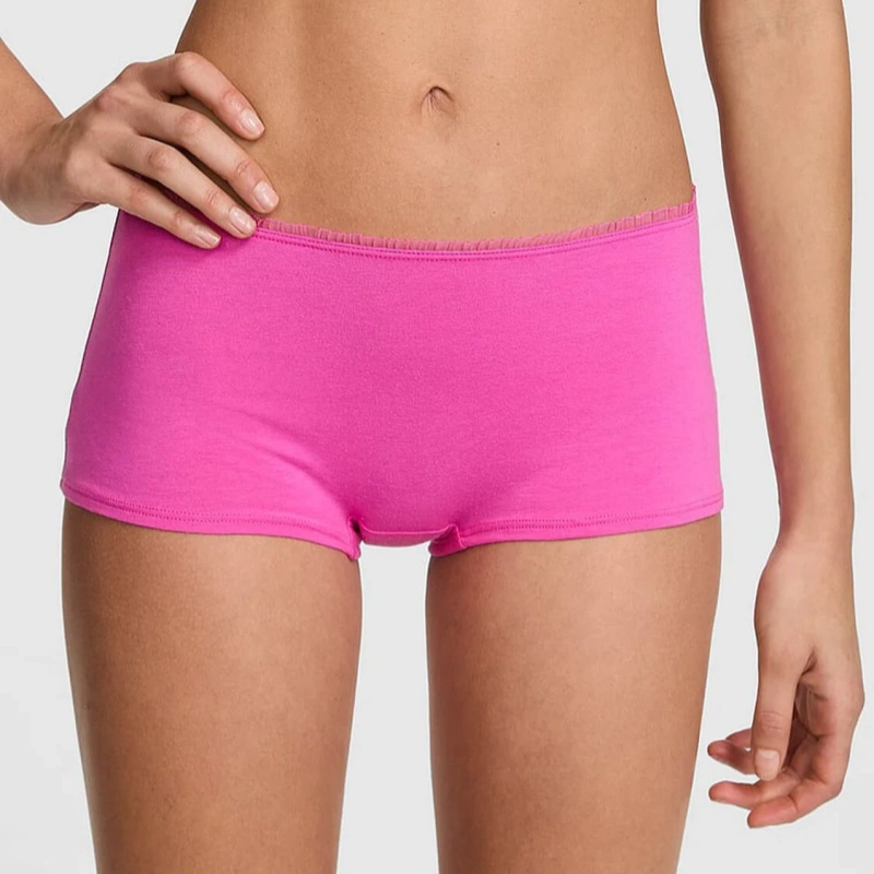 pink cotton boyshort
