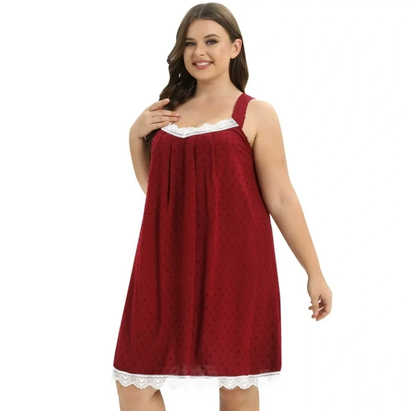 plus size sleeveless nightgown