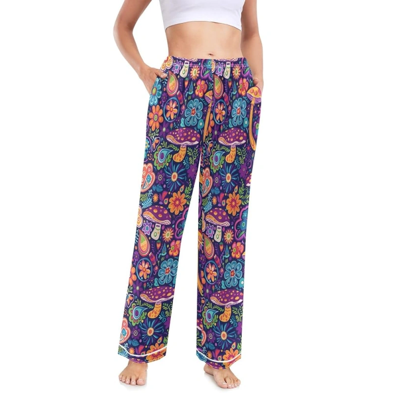 polyester spandex pajama pants