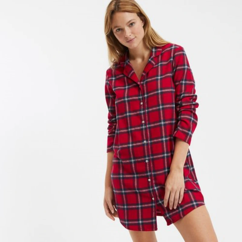 sexy flannel nightgown