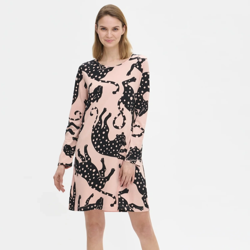 short nightgown with long sleeves