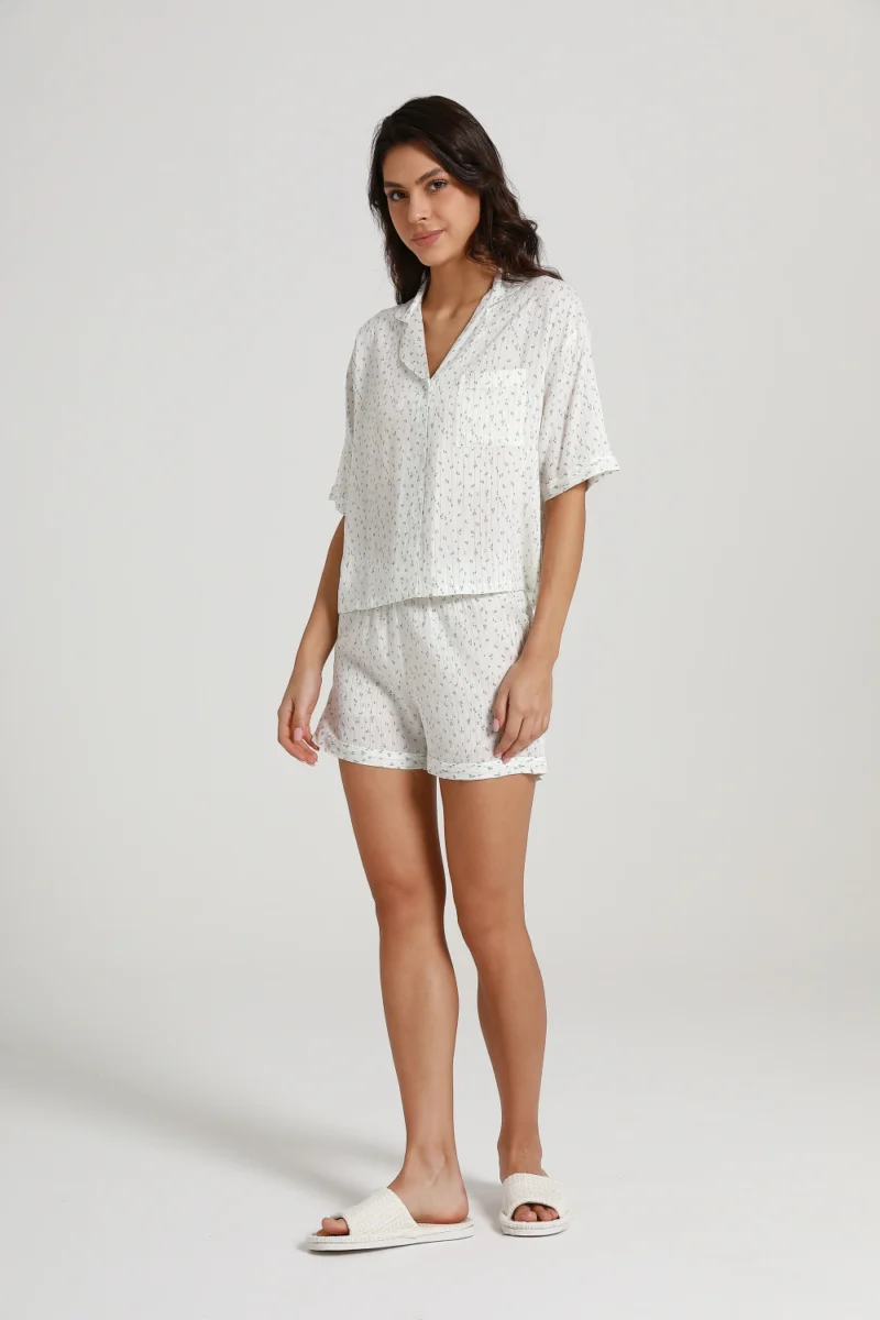 viscose pajama set