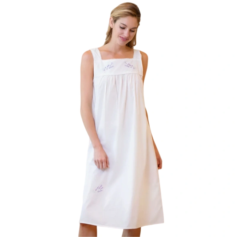 white victorian nightgown