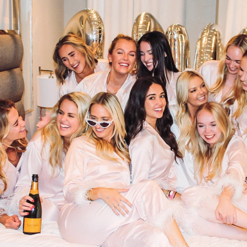 bachelorette pajama party