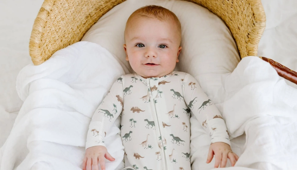 bamboo baby pajamas for delicate skin