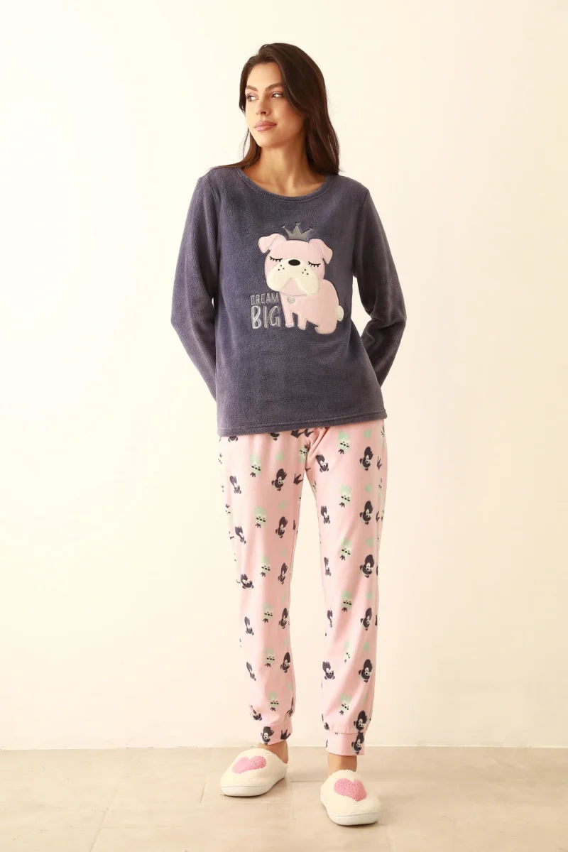 coral fleece pajamas