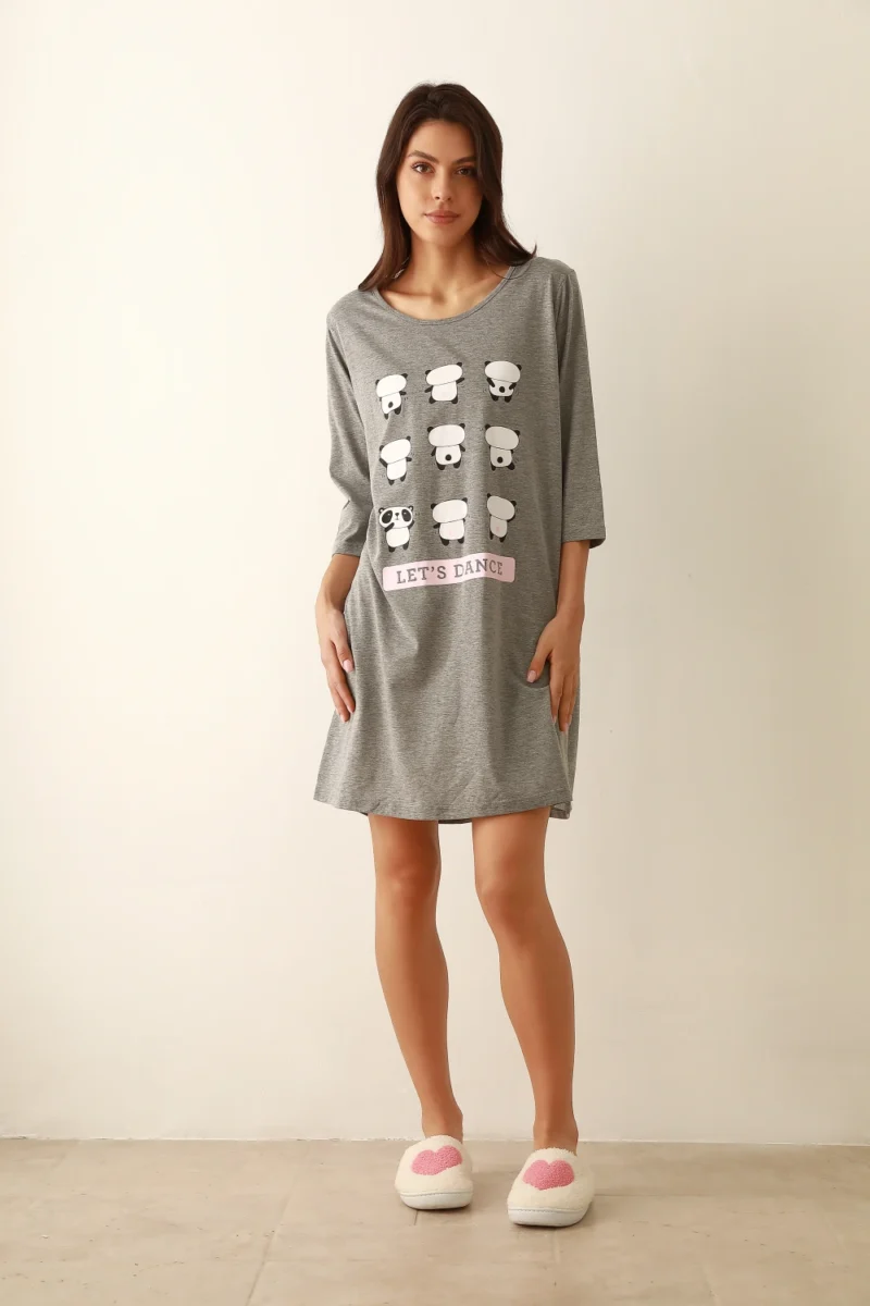cotton polyester blend nightgown