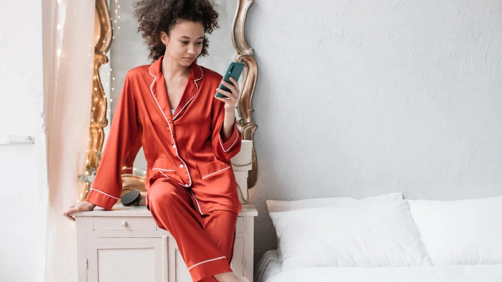 friendtex satin pajamas