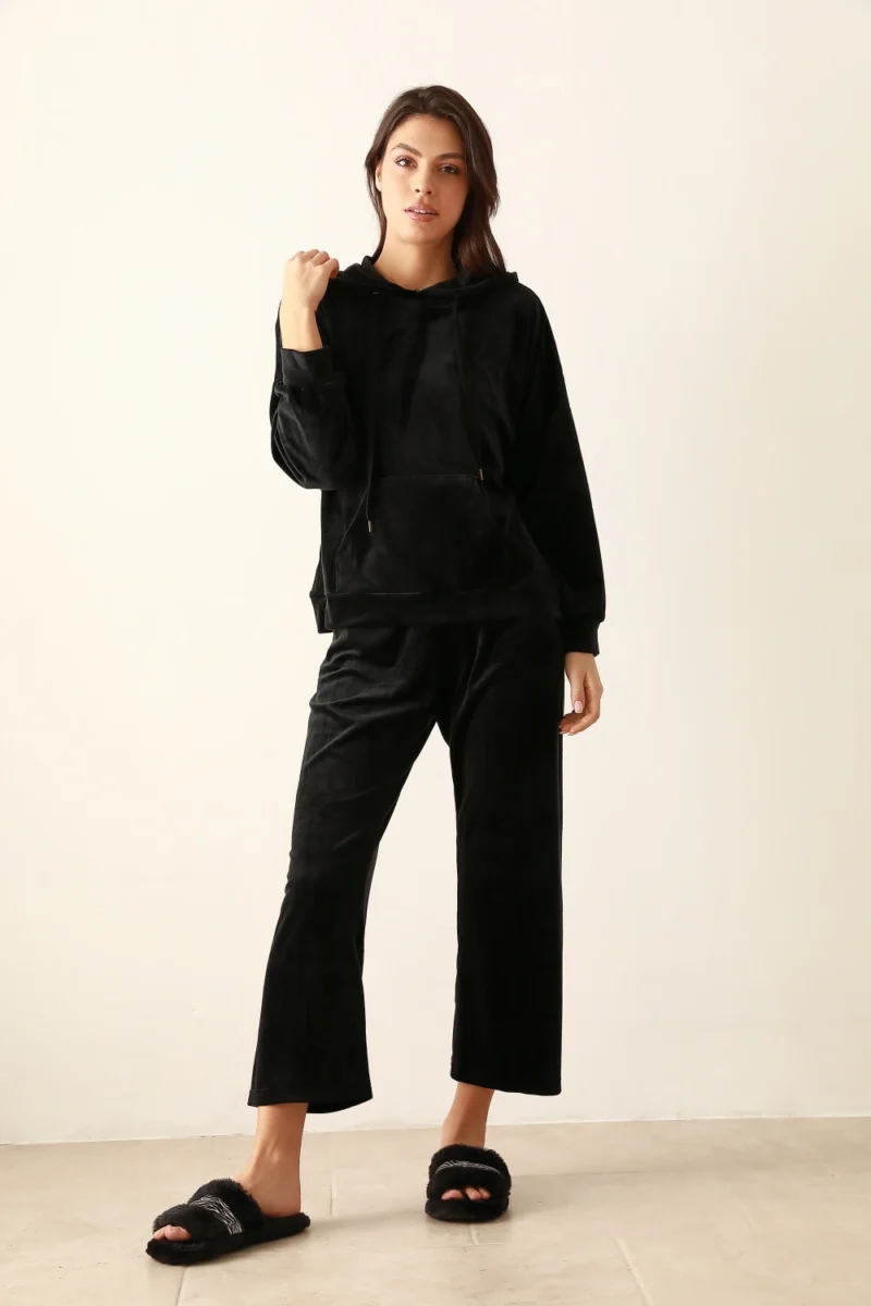 Pyjama-Set mit Kapuze