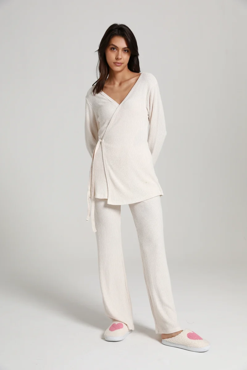 knit jersey pajama pant set​