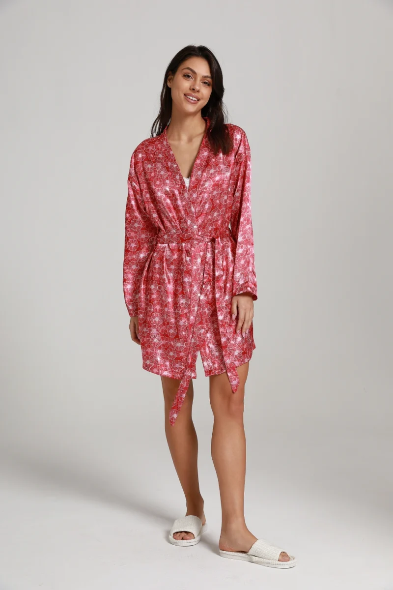 polyester kimono robe​