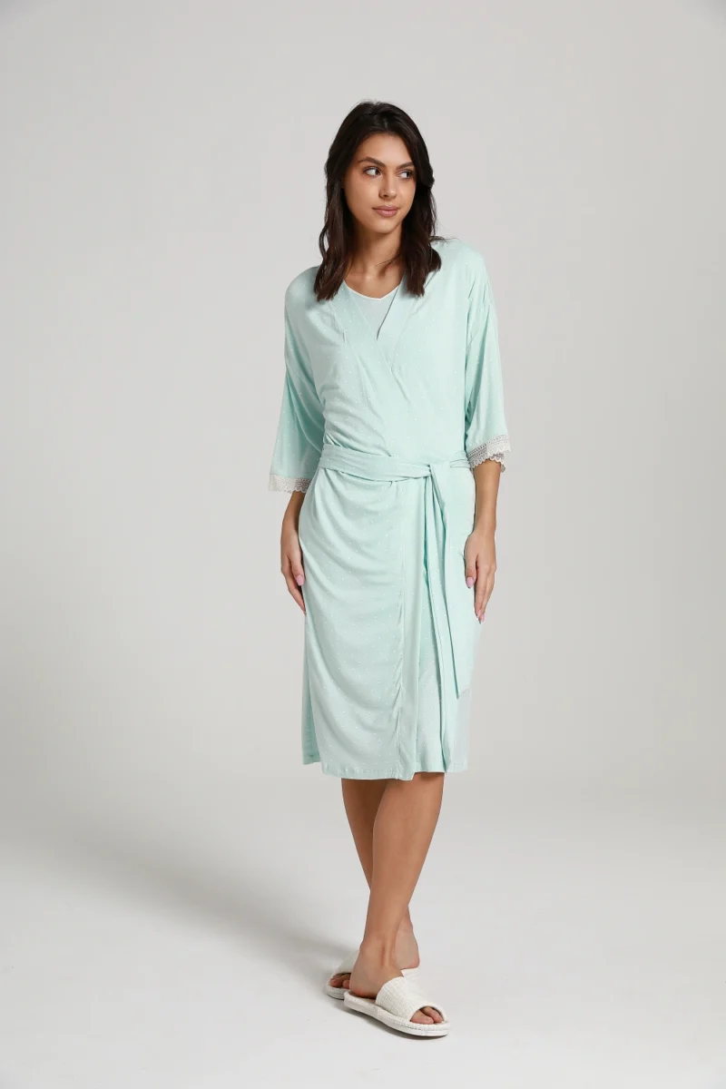 polyester robe for women​