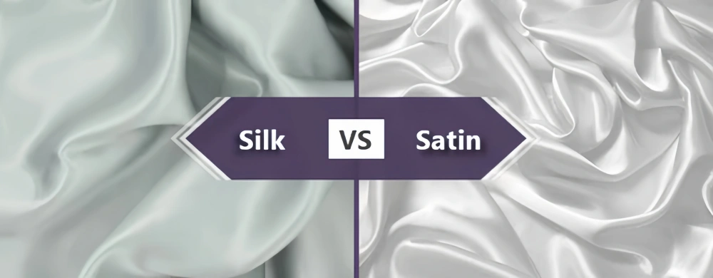 silk vs satin fabric