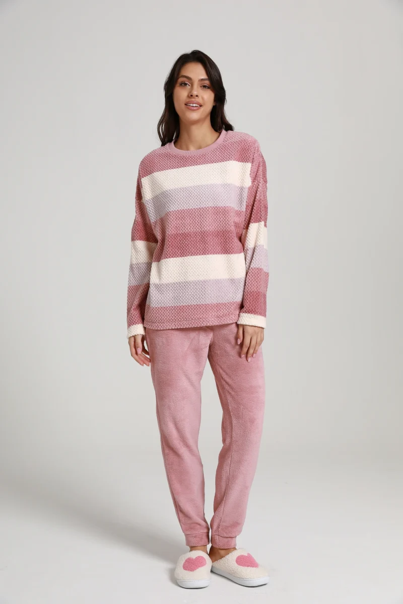 women's fleece loungewear sets