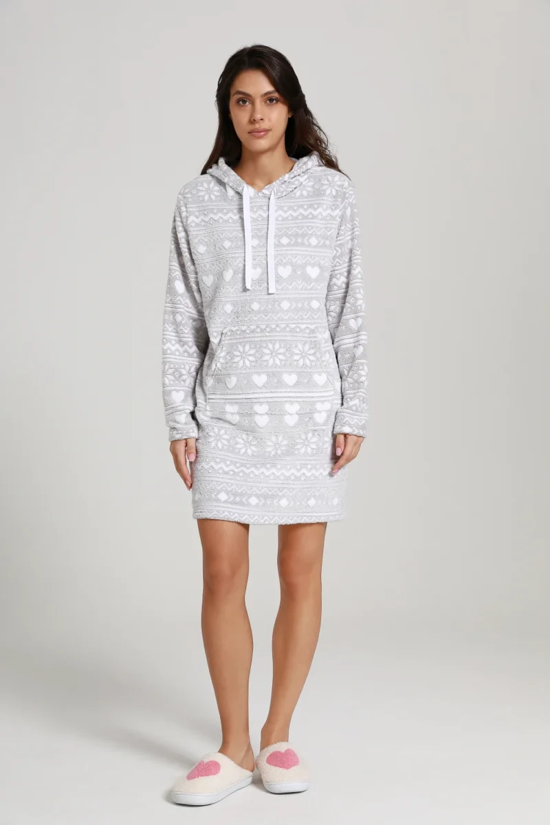 women's hooded sweatshirt dress​