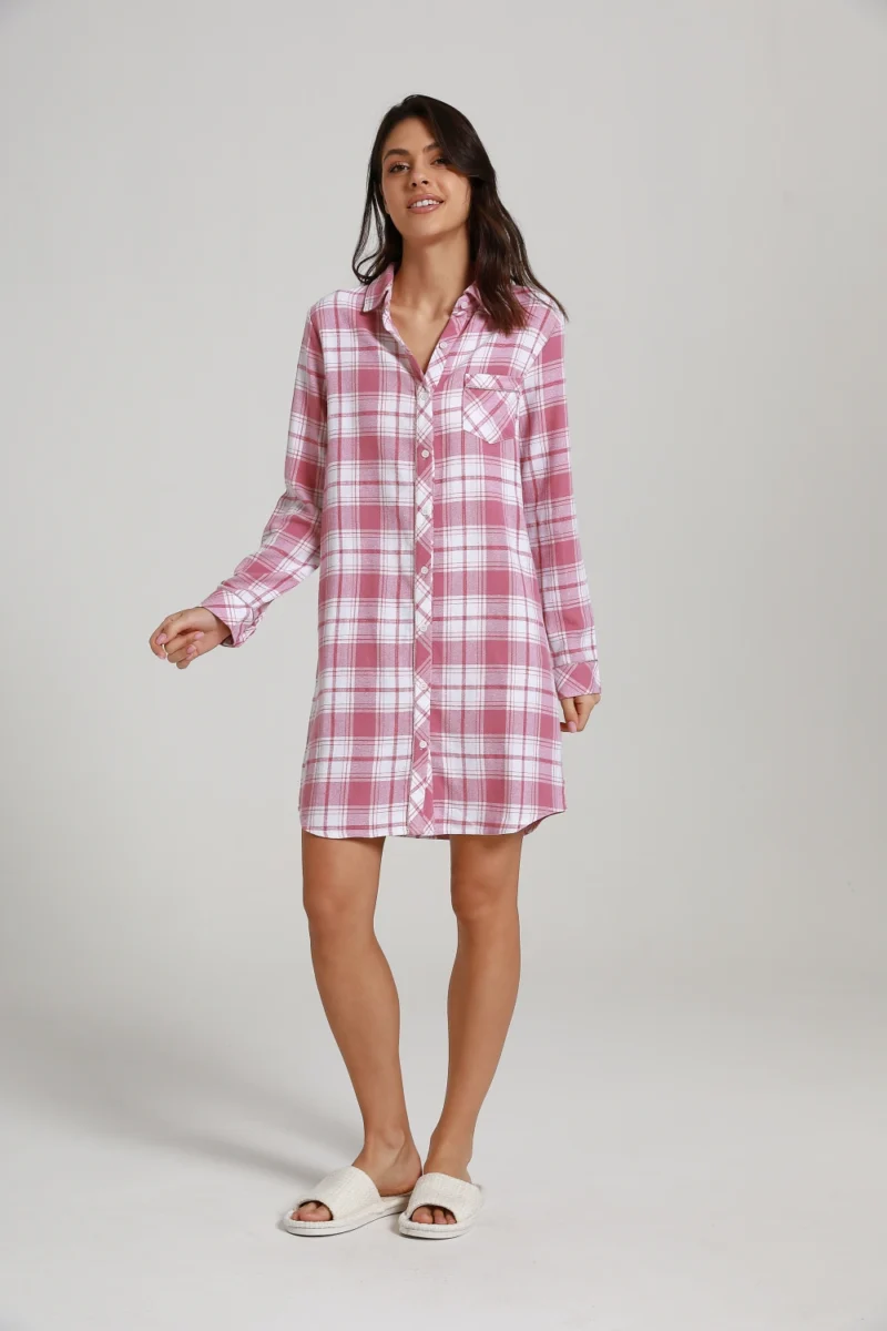 women's plaid flannel nightgown​