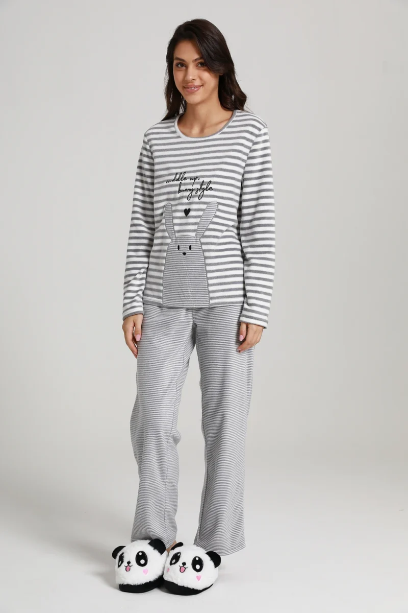 dames pyjama van polar fleece