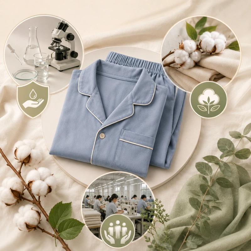oeko tex gots and bsci for pajamas