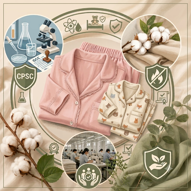 GCC and CPSC for pajamas