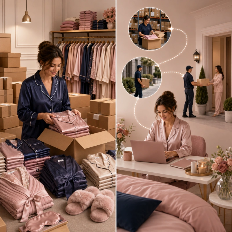 wholesale vs dropshipping for sleepwear business