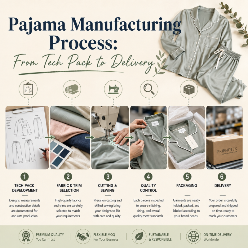 pajama manufacturing process