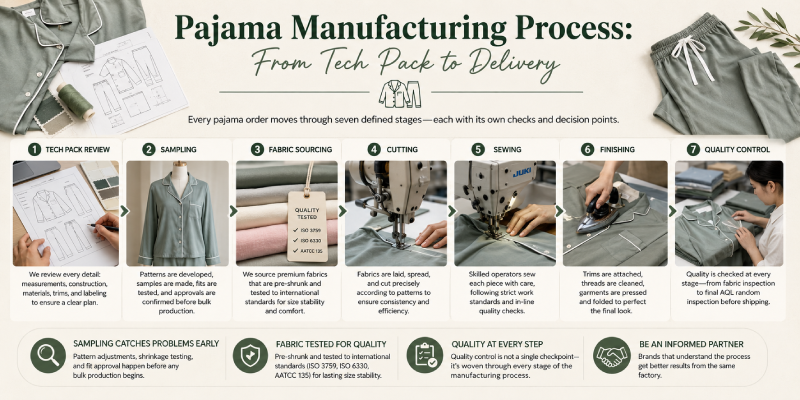 pajama manufacturing