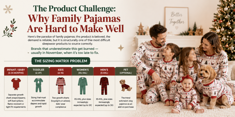 why family pajamas are hard to make well