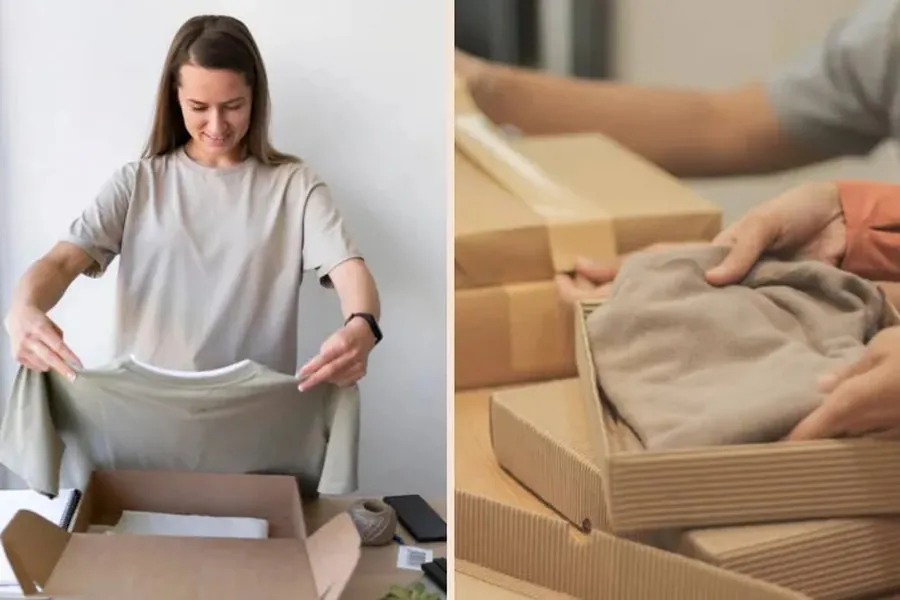 sleepwear order packing